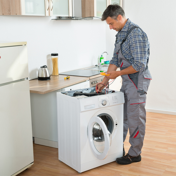 can you walk me through the steps of troubleshooting my washer issue in Brooklet Georgia